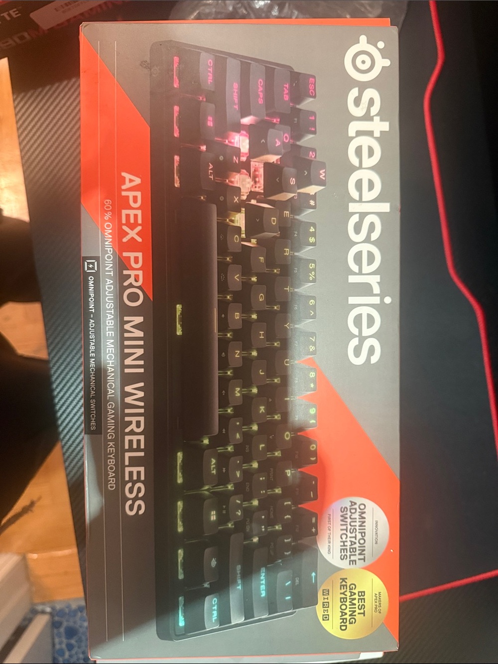 SteelSeries Apex Pro Mini Wireless Gaming Keyboard — Black